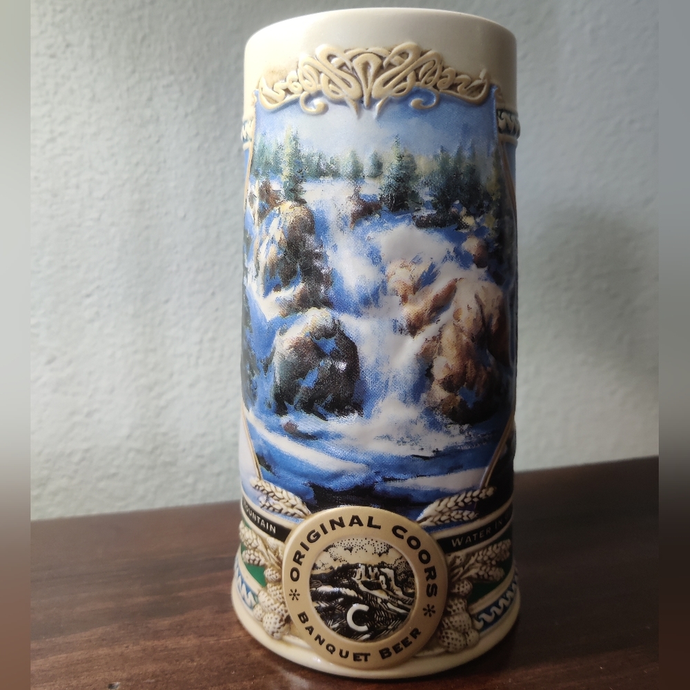 Vintage collectible Coors beer Stein